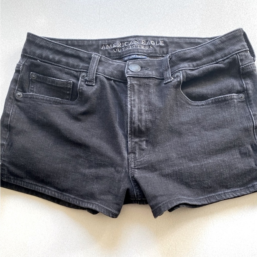 American eagle hi-rise shortie short short